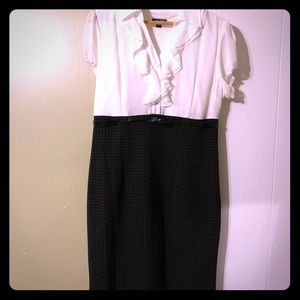 Adorable Pencil Skirt Dress with Belt 14